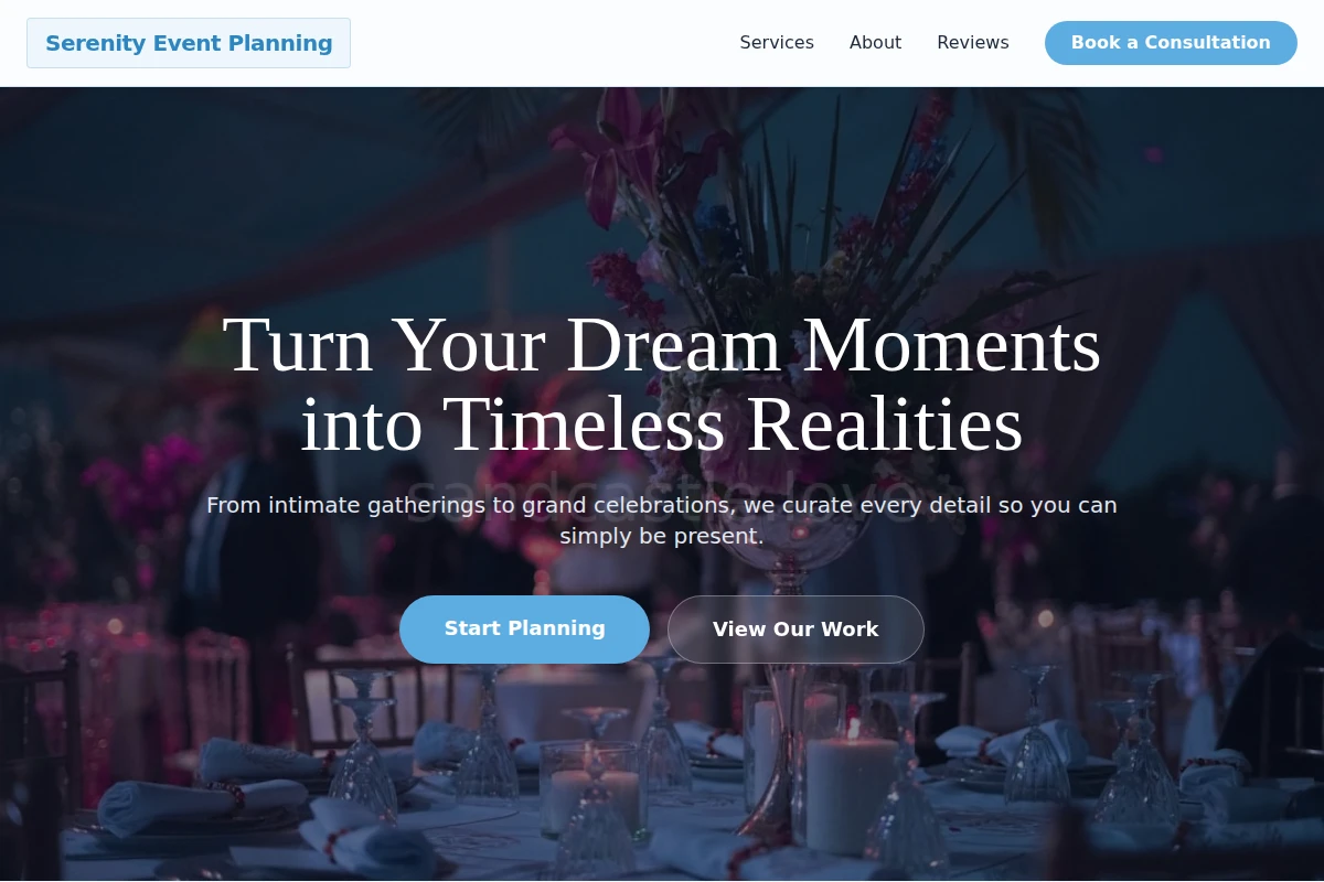Serenity Event Planning